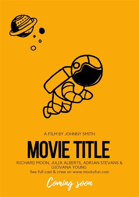 Minimalist Movie Poster Template